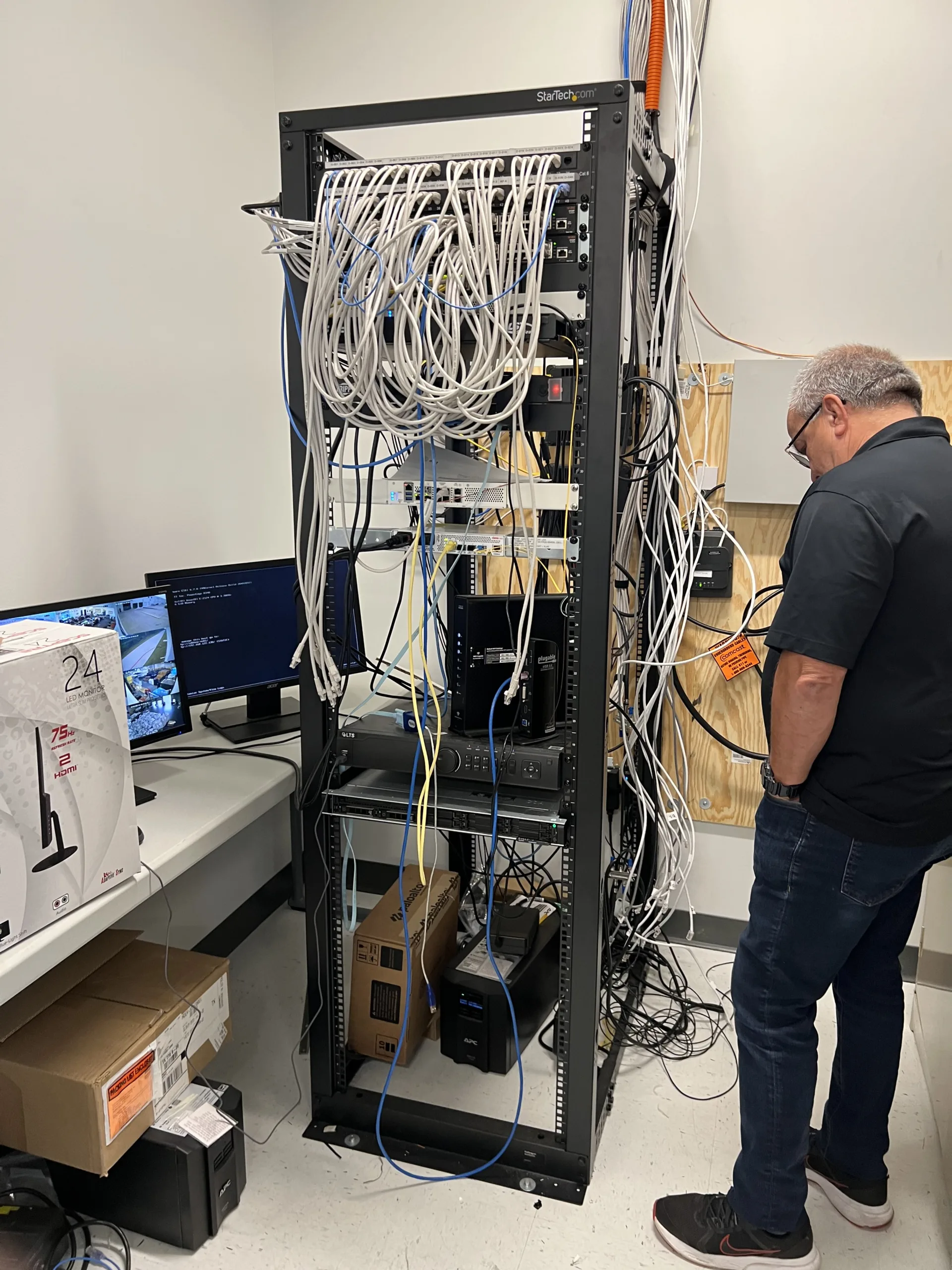Savino del Bene — Telecom Room Overhaul & Structured Cabling Expansion