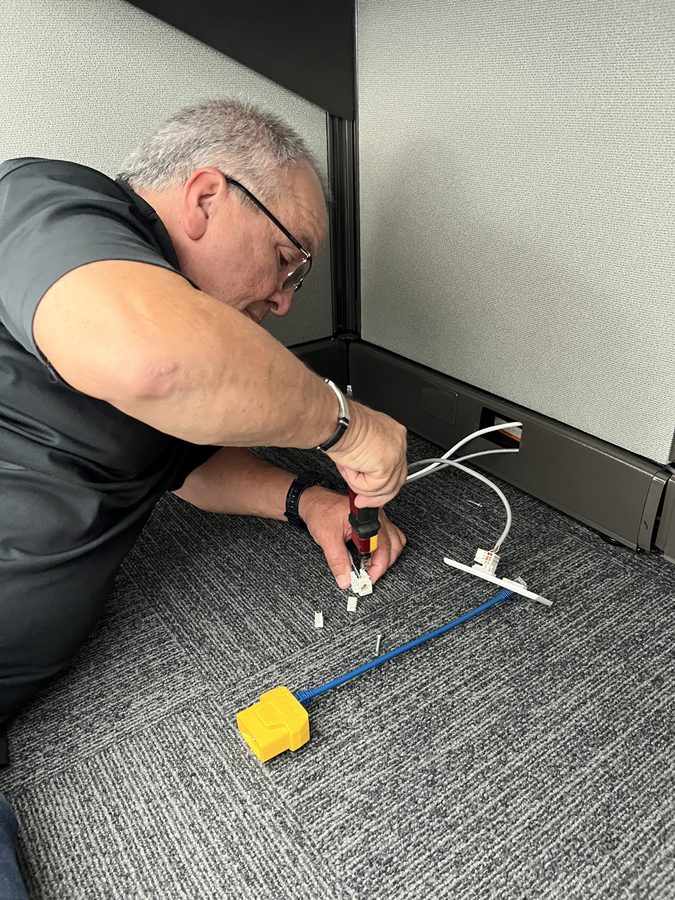Cableado de red · Cuarto de telecomunicaciones - Savino del Bene - Houston, TX 2024 - photo 10 of 27