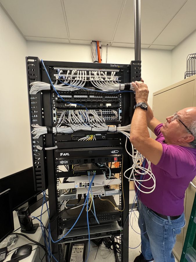 Cableado de red · Cuarto de telecomunicaciones - Savino del Bene - Houston, TX 2024 - photo 16 of 27